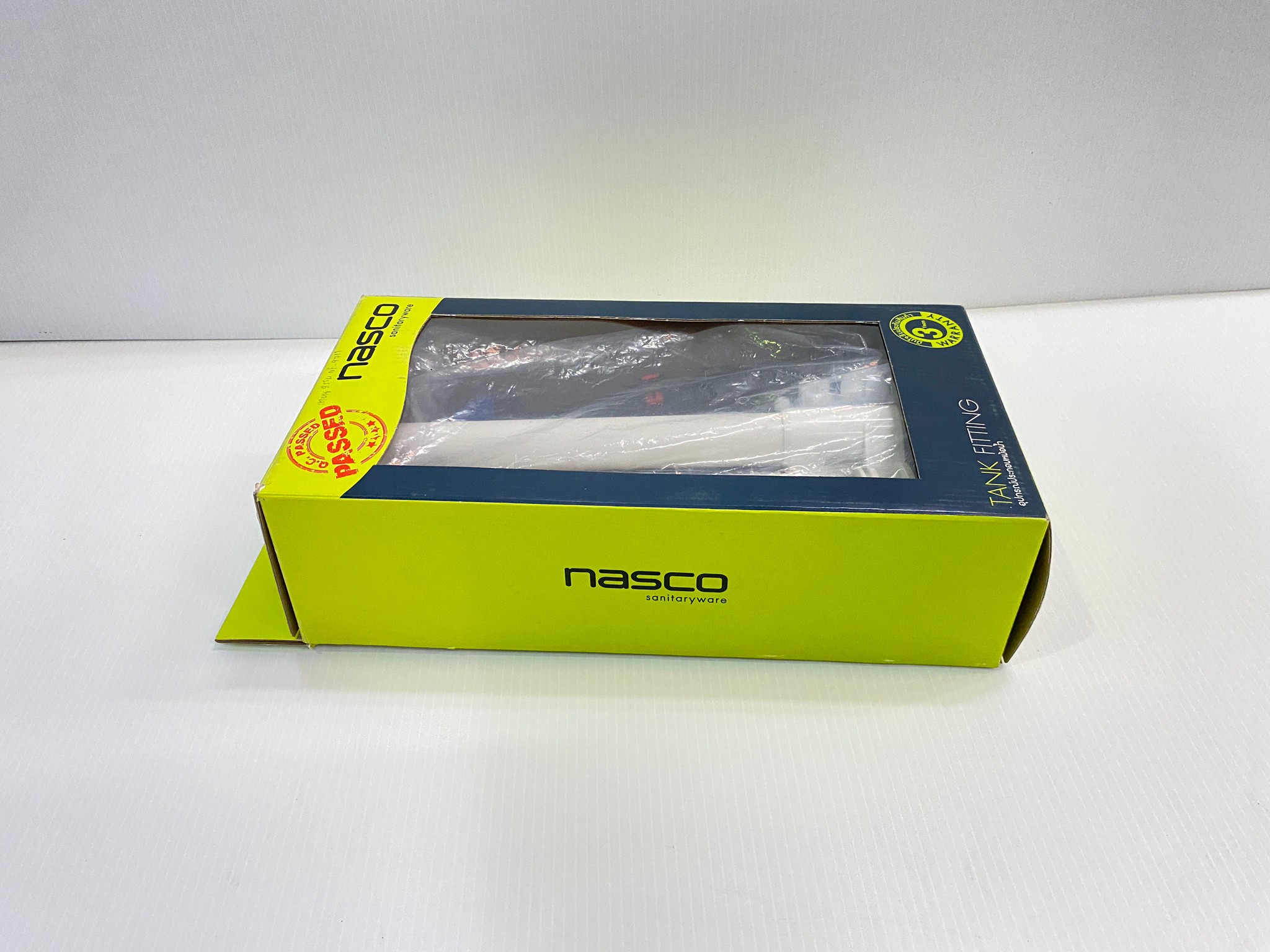 NASCO ชุดอุปกรณ์ในหม้อน้ำชักโครก #NF-9711 แบบกดบน 2 ระบบ