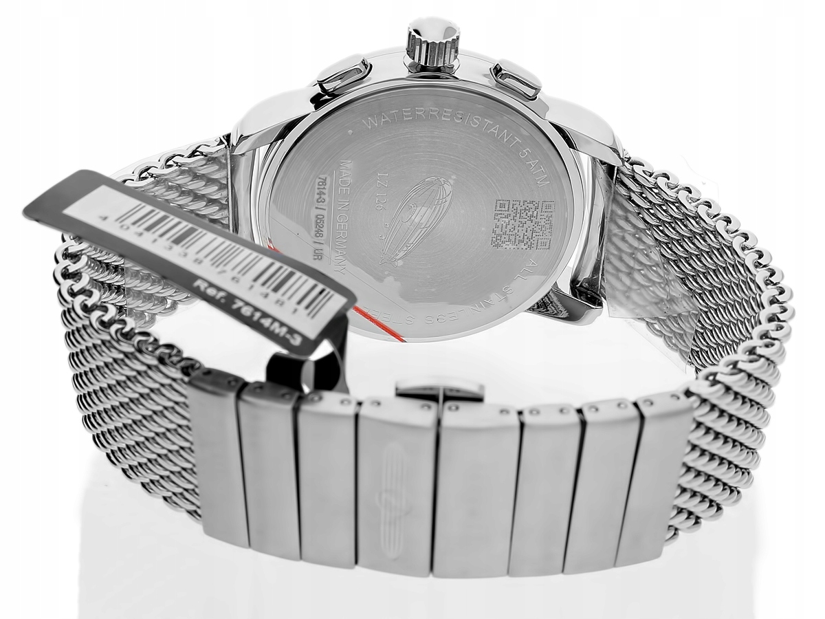 Zeppelin 7614M-3 นาฬิกาผู้ชาย Chronograph Quartz Men's Watch