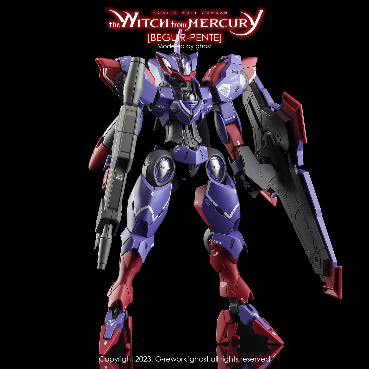 G-REWORK CUSTOM DECAL HG 1/144 BEGUIR-PENTE