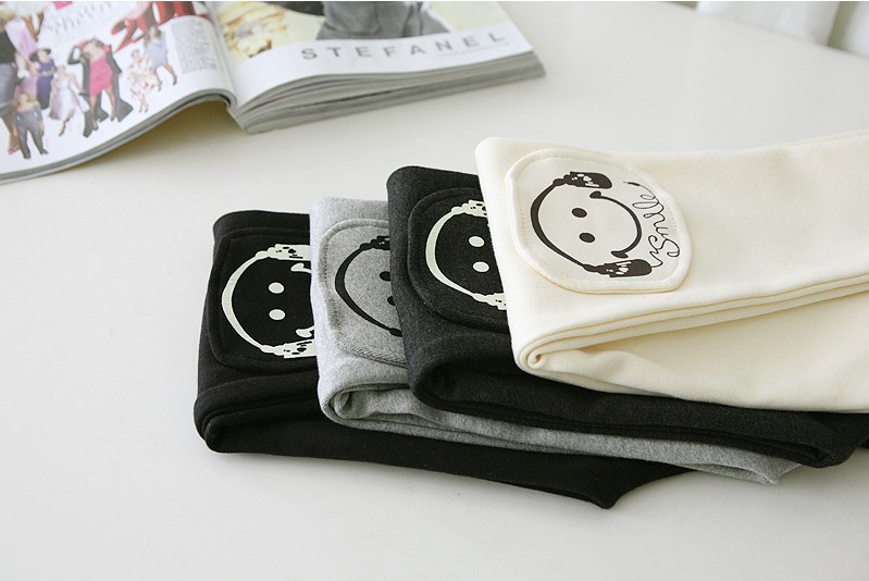 เลคกิ้งคนท้อง ลาย smile ยิ้ม มีสายปรับขนาดครรภ์