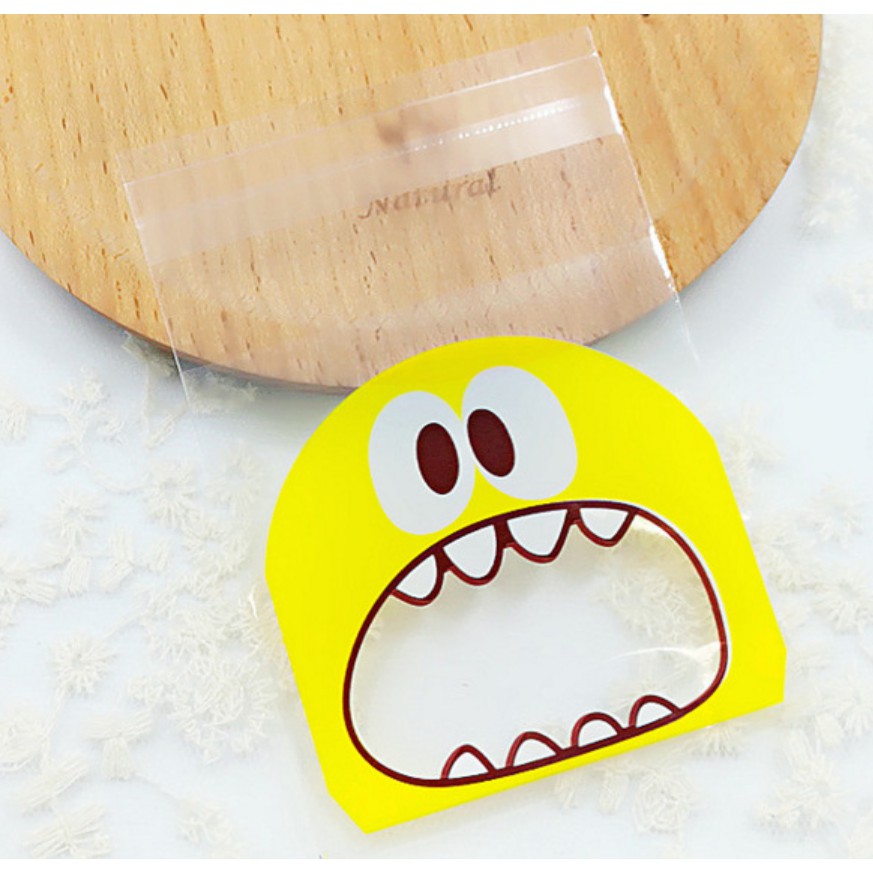 ถุงคุ๊กกี้ ฝากาว ขนาด 10×10 ซม. จำนวน 95-100 ชิ้นต่อแพ็ค ชุดที่ 5/6