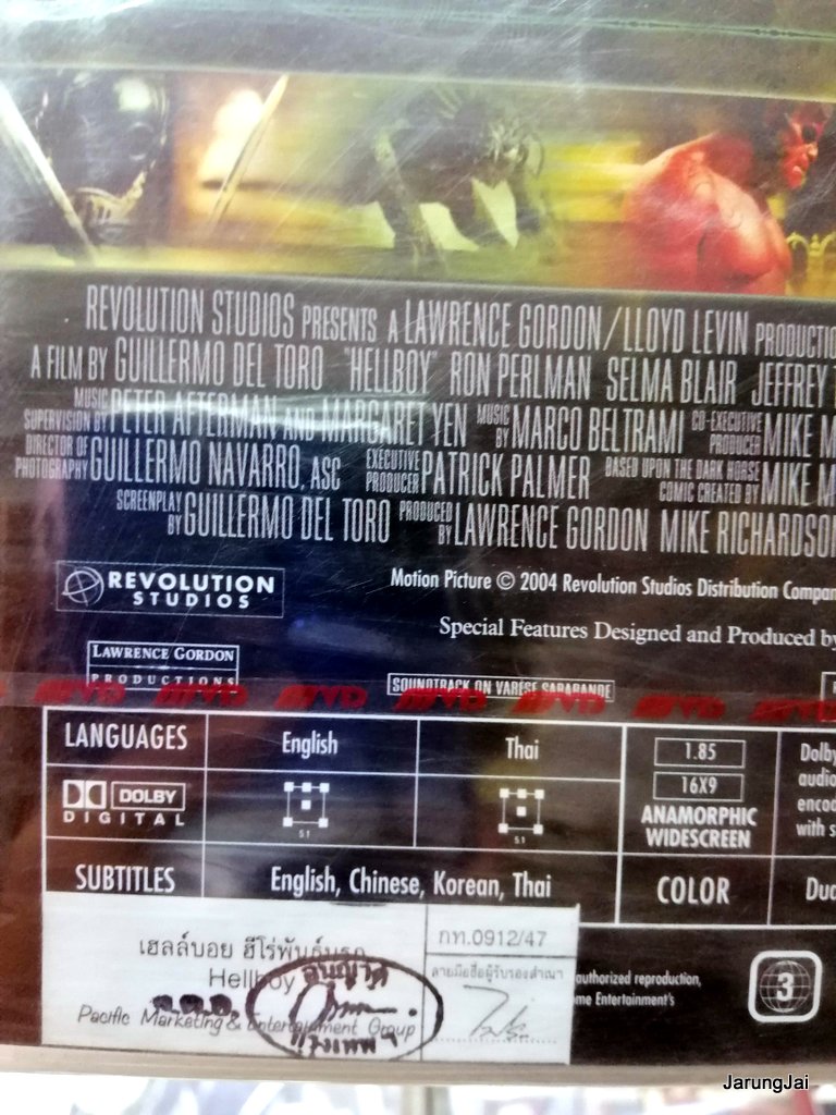 dvd หนัง hellboy ภาค 1 เสียงไทย และ อังกฤษ แผ่นสะสม ลดราคาพิเศษ เฮลล์บอย ฮีโร่พันธุ์นรก