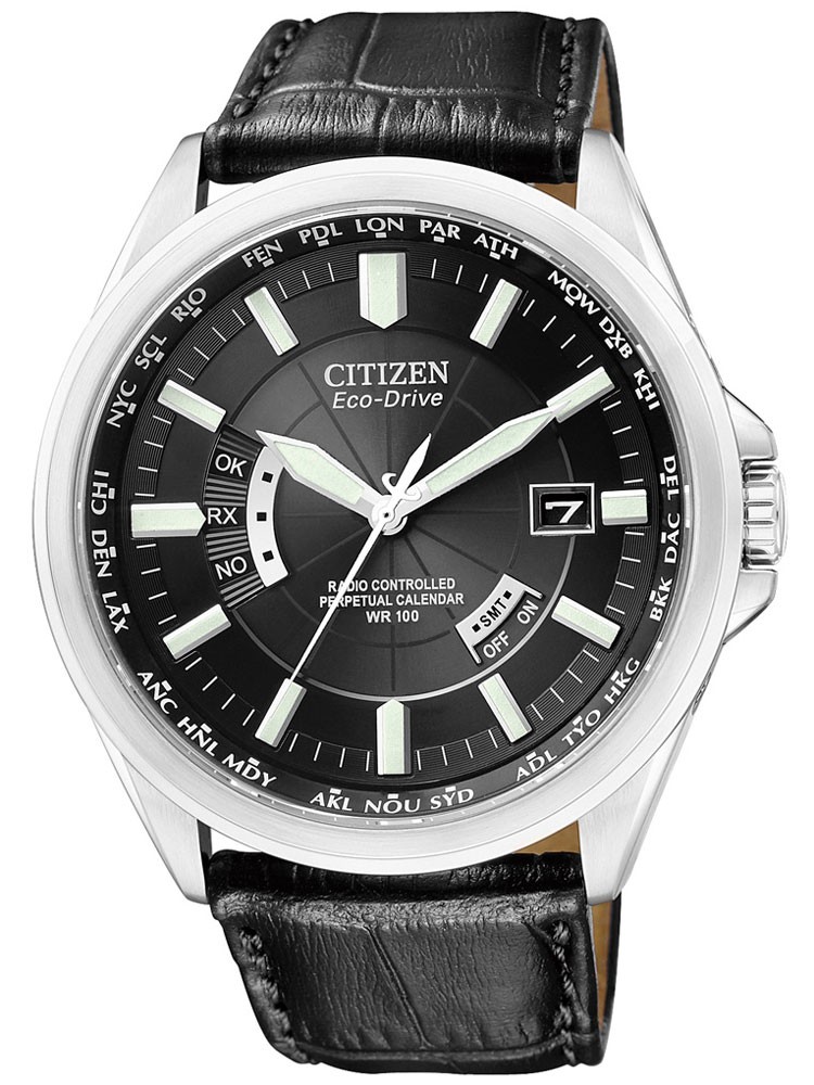 Citizen CB0010-02E นาฬิกาข้อมือผู้ชาย Eco-Drive Global Radio Controlled Sapphire Men's Watch
