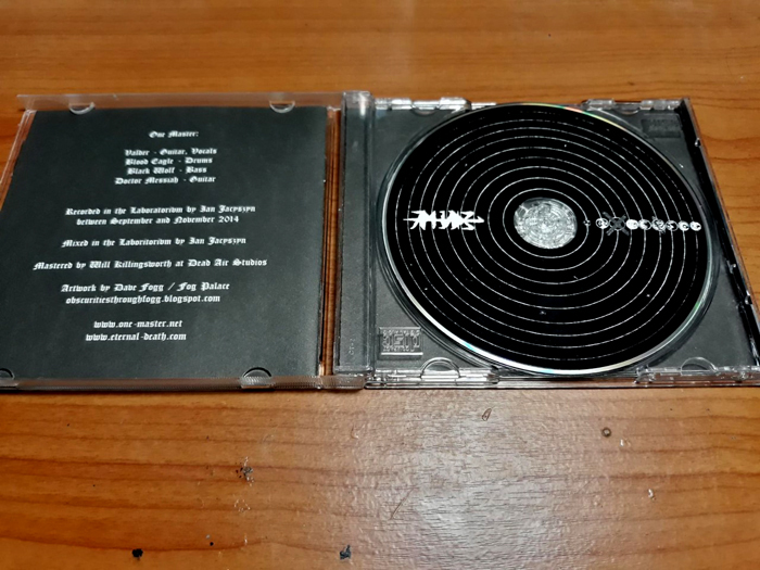 ONE MASTER'Reclusive Blasphemy' CD