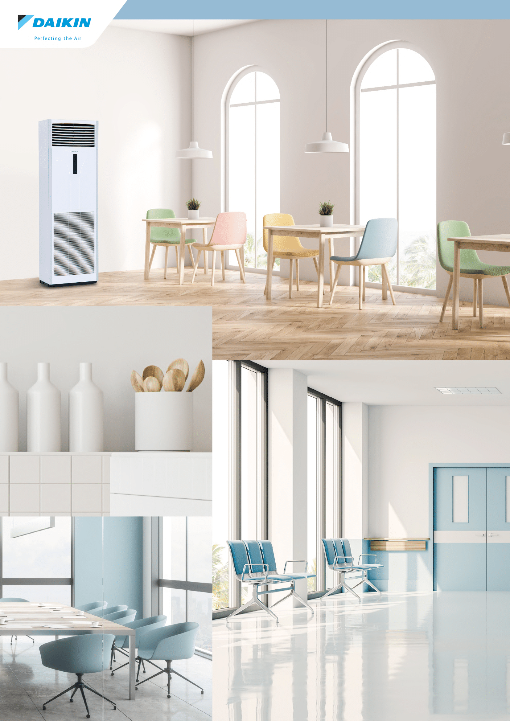 แอร์ DAIKIN แบบตู้ตั้ง ขนาด 41,300 BTU รุ่น FVRN42BXV1S/RR42DAXY1S (FIXED SPEED)(FVRN SERIES)