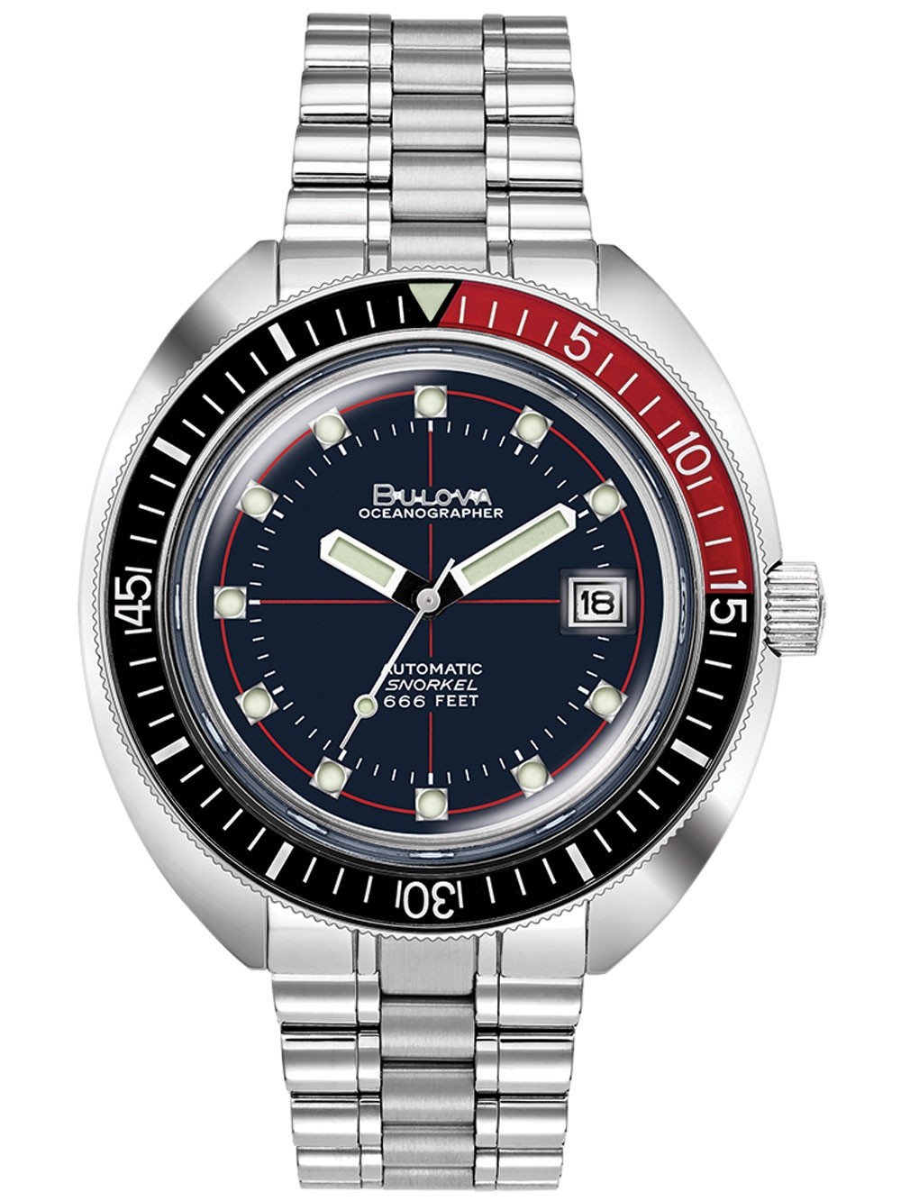 Bulova 98B320 นาฬิาผู้ชาย Special Edition Devil Diver Automatic Men's Watch