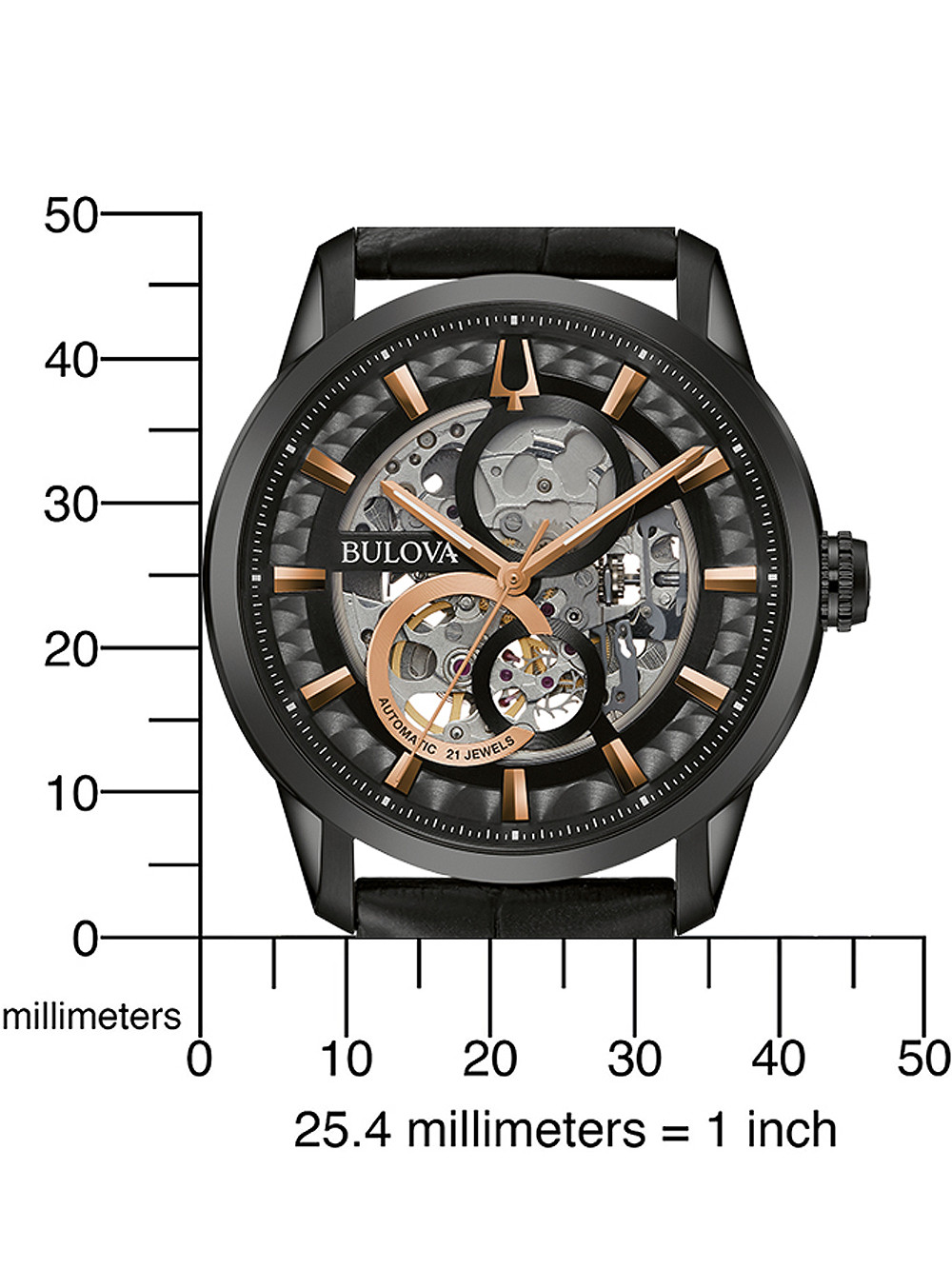 Bulova 98A283 นาฬิาผู้ชาย Sutton Automatic Men's Watch