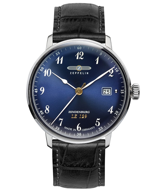 Zeppelin 7046-3 นาฬิกาผู้ชาย Zeppelin Model 7046-3, Series LZ129 Hindenburg ED. 1 Men's Watch Made In Germany