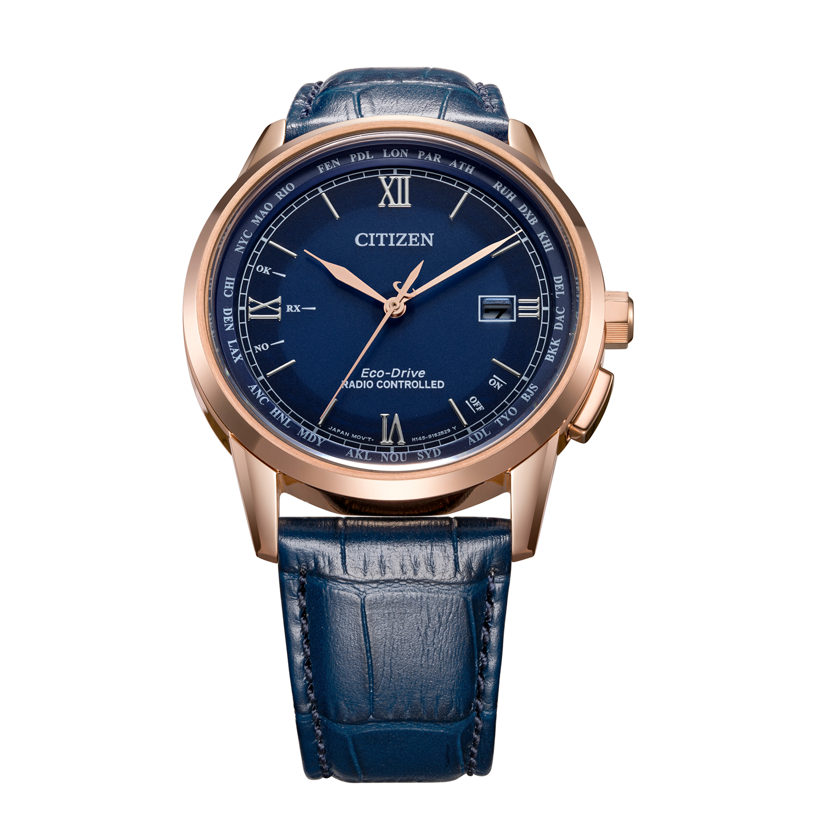 Citizen CB0152-24L นาฬิกาผู้ชาย Eco-Drive Radio Controlled Perpetual Men's Watch