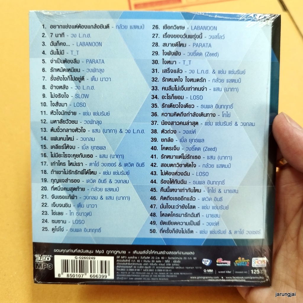 mp3 ลูกผู้ชาย ปากหนัก แต่ใจรักจริง อยากแช่งแต่ต้องแกล้งยินดี กล้วย แสตมป์ 7 นาที cd mp3 gmm เพลงลูกทุ่ง ลดราคา