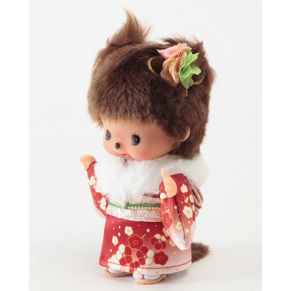[PRE-ORDER] ม่อนชิชิ BEBICHHICHI ฉลองครบรอบ 20 ปี นำเข้าจากญี่ปุ่น Monchhichi Size H15 x W8 x D7 cm はれぎ 振袖 和服 和装 20周年 成人式 女の子 ベビチッチちゃん ベビチッチ べびちっち