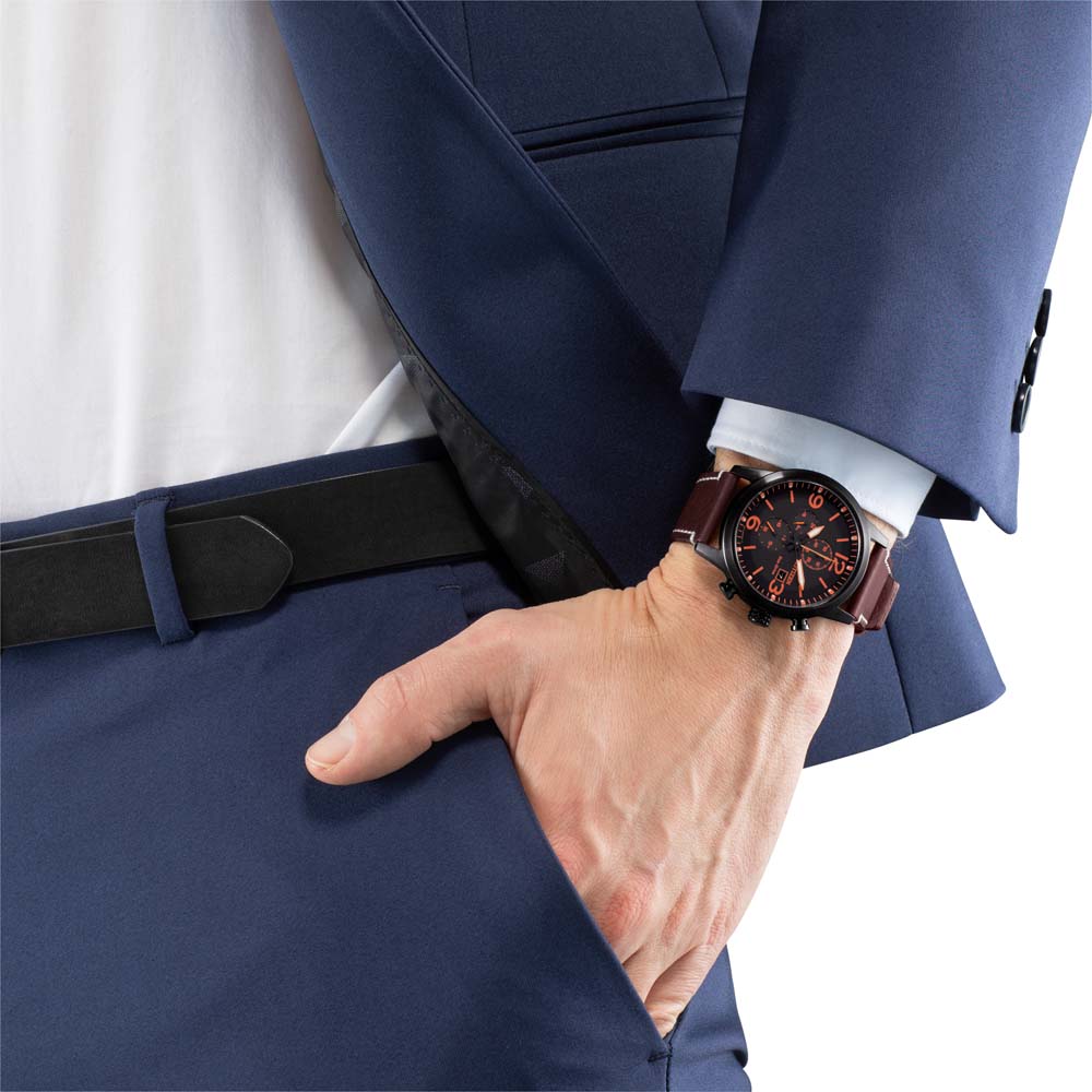 Citizen CA0745-11E นาฬิกาผู้ชาย Eco-Drive Chronograph Men's Watch