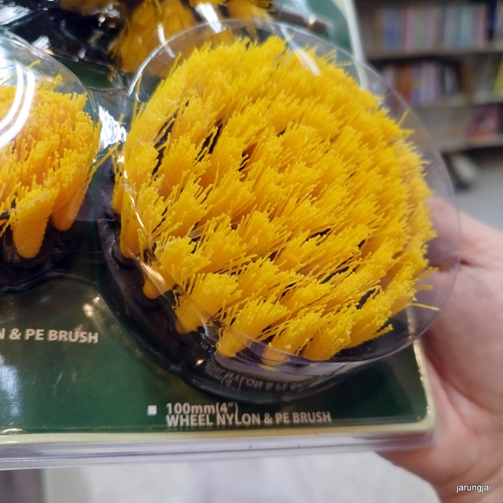 ชุดทำความสะอาด เสียบหัวสว่าน แปรงทำความสะอาดต่อกับสว่าน