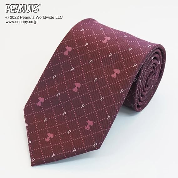 [PRE-ORDER] เนคไท สนูปปี้ PEANUTS Snoopy Necktie ลาย HAPPY BIRTHDAY นำเข้าจากญี่ปุ่น [ピーナッツ] ネクタイ スヌーピー PND48168 RED
