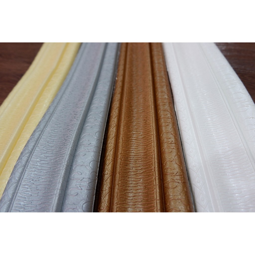 ขอบ,คิ้วตกแต่งผนัง มีกาวในตัว ขนาดกว้าง 8 ซม. ยาว 230 ซม.