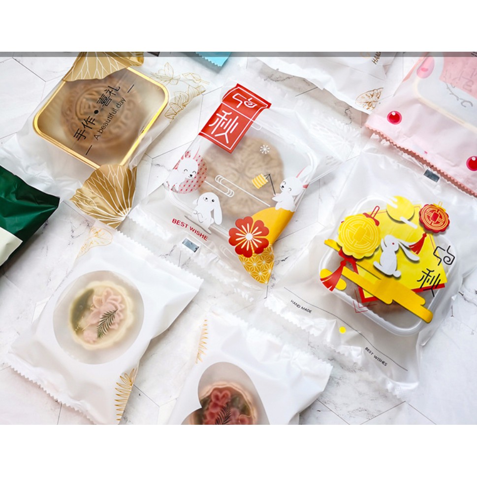 ถุงซีล ใส่ขนม คุกกี้ ลูกอม ขนาด 9x11-11.5 ซม. จำนวน 97-100 ใบ/แพ็ค ชุดที่ 2/2