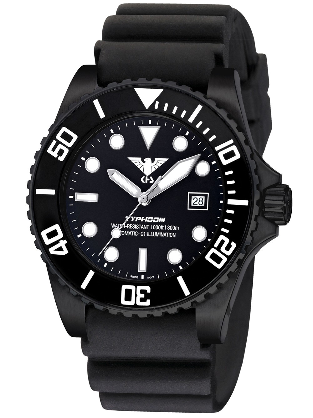 KHS Tactical KHS.TYBSA.DB นาฬิกา Typhoon Automatic Watch