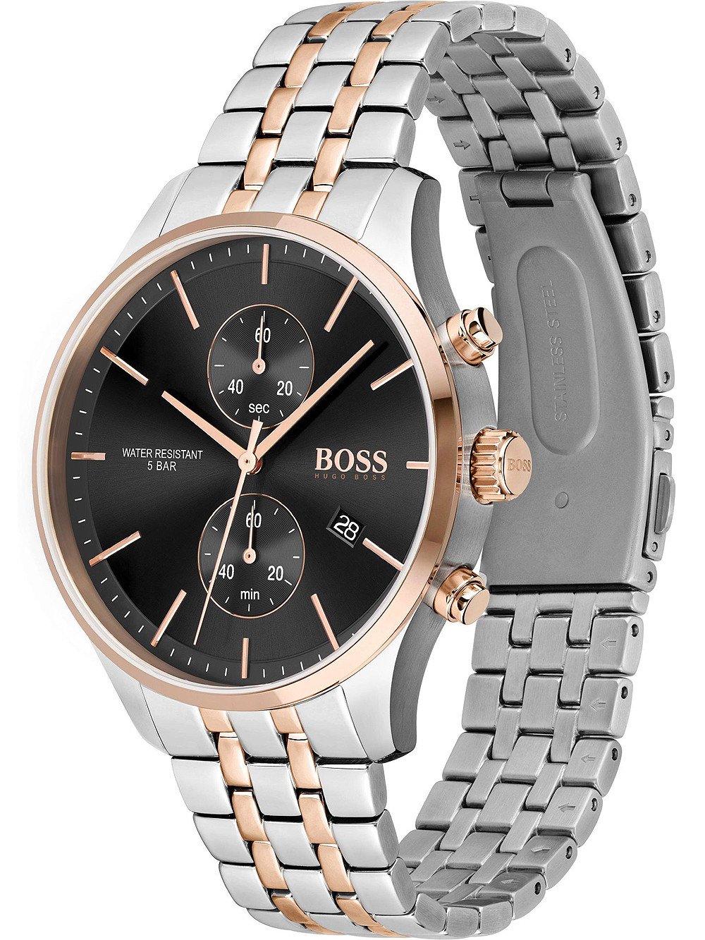 Hugo Boss 1513840 นาฬิกาผู้ชาย Metronome Chrono Quartz Men's Watch