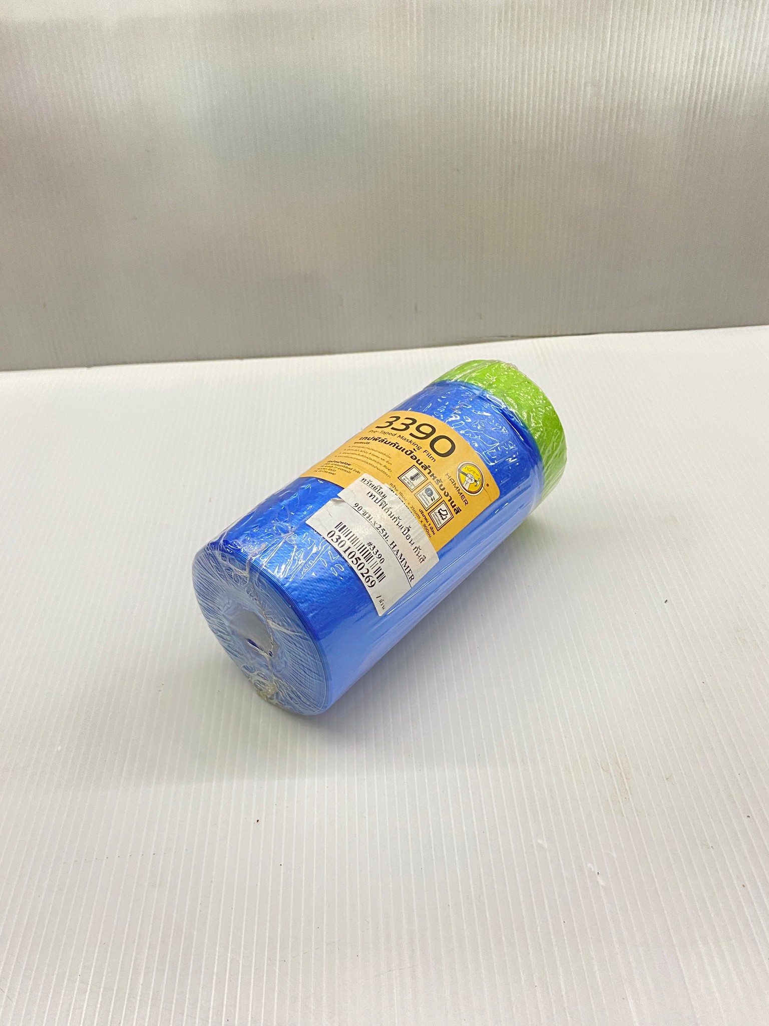 Hammer เทปฟิล์มกันเปื้อนสำหรับงานสี 3315 3390 3345 Pre-Taped Masking Film ยาว 25 เมตร กว้าง 150 / 90 / 45 เซนติเมตร ของแท้ 100%