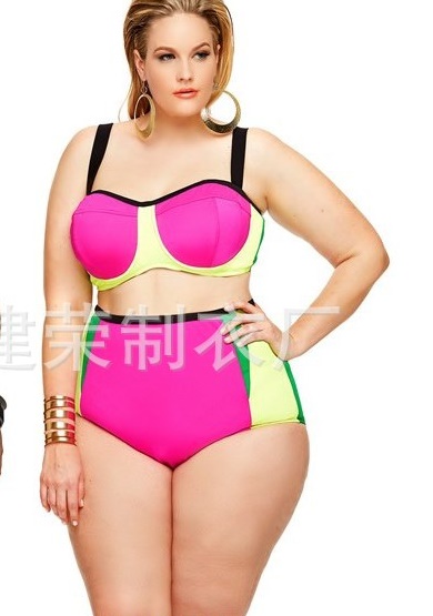 ชุดว่ายน้ำคนอ้วนพร้อมส่ง:ชุดว่ายน้ำทูพีชสีชมพูแต่งสีเขียวที่กางเกงแบบเก๋ sexyมากๆจ้า:รอบอกรอบอก40-46นิ้ว เอว32-40นิ้ว สะโพก36-46นิ้วจ้า