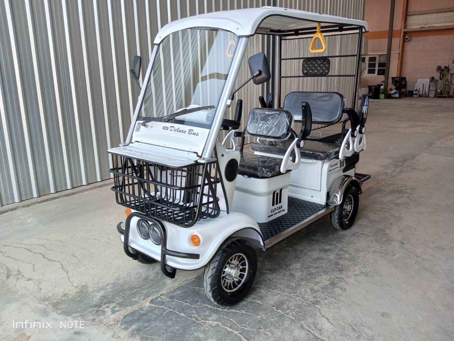 รถไฟฟ้า 4 ล้อ 4-5 ที่นั่ง รุ่น M-01T ยี่ห้อ CLP CAR ขับแฮนด์บิด