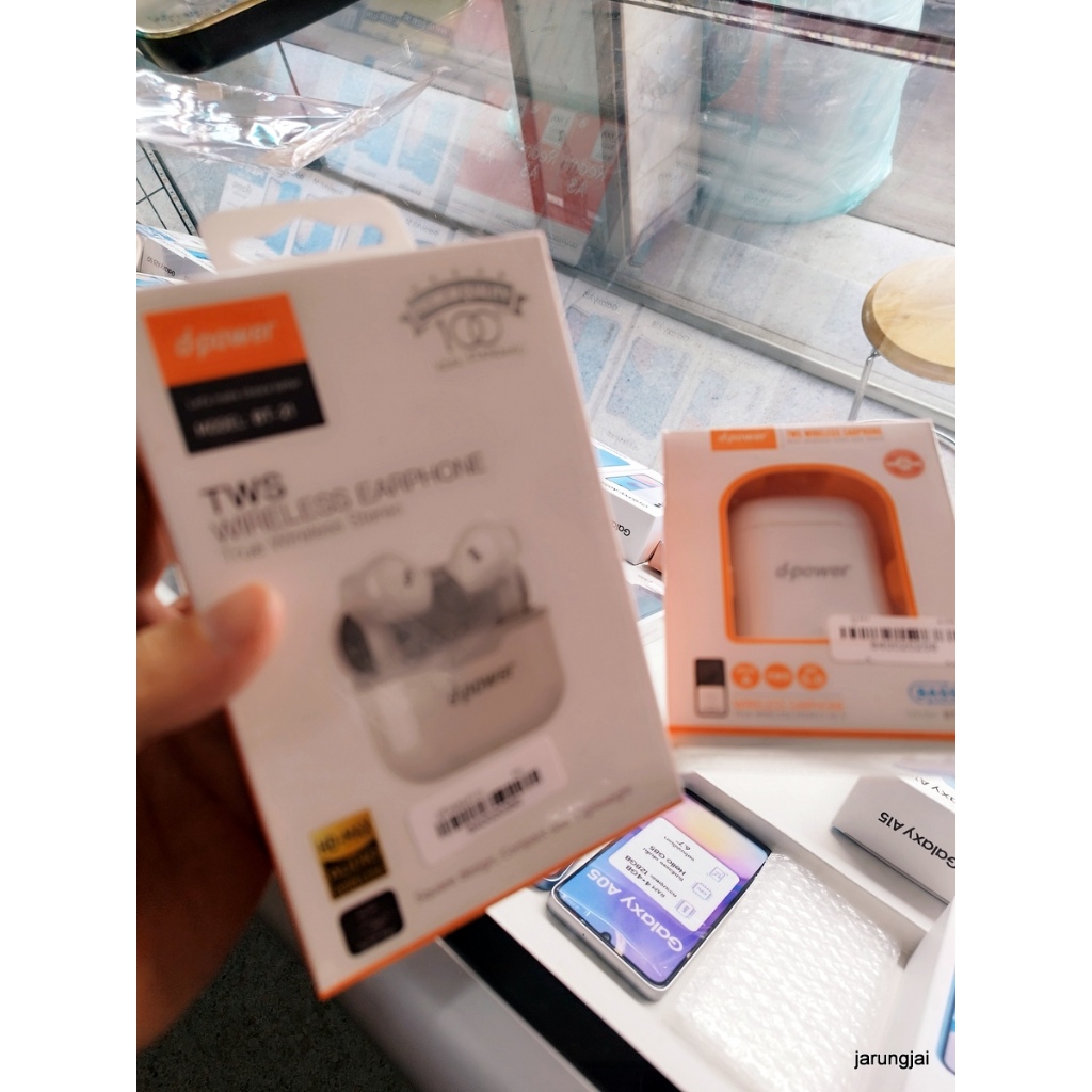 หูฟังบลูทูธ d-power BT-21 tws wireless earphone true wireless stereo