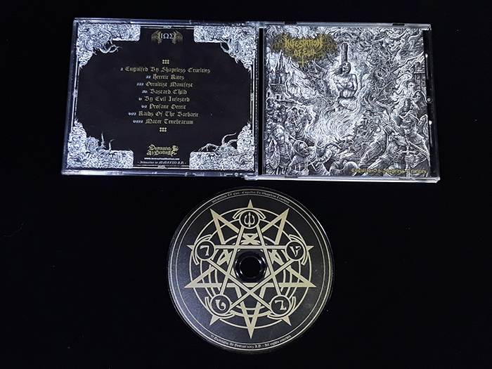 INFESTATION OF EVIL 'Engulfed By Shapeless Cruelties' CD