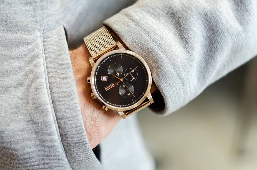 Hugo Boss 1513808 นาฬิกาผู้ชาย Integrity Chrono Quartz Men's Watch