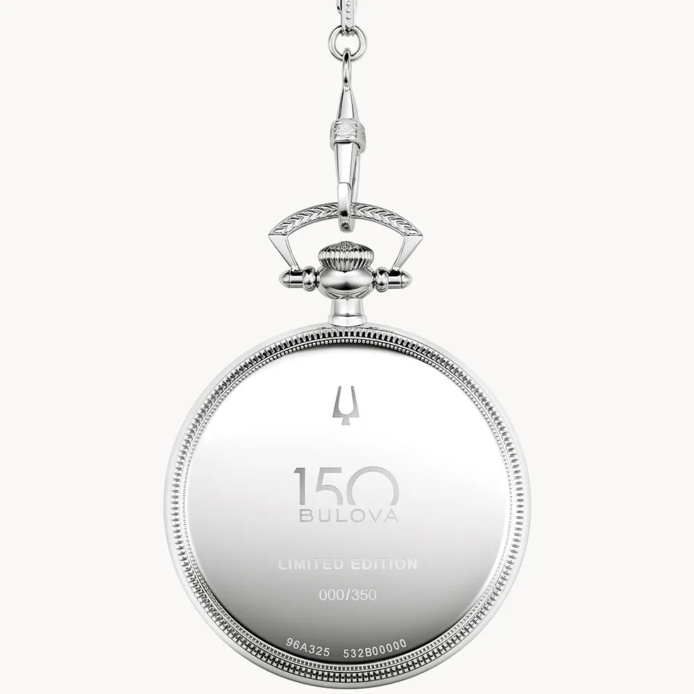 Bulova 96A325 นาฬิกาพก Bulova Archive Series Art Deco 150th Anniversary Pocket Watch Swiss Limited Edition of 350 Pcs.