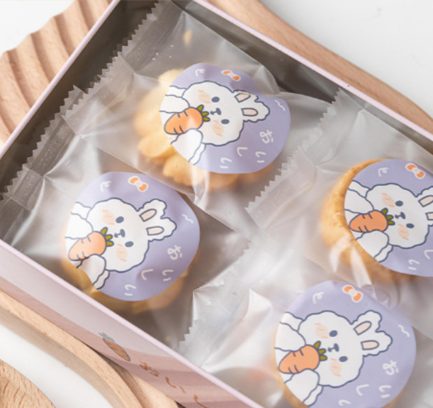 ถุงซีล ใส่ขนม คุกกี้ ลูกอม ขนาด 7x9.5-10 ซม. จำนวน 97-100 ใบ/แพ็ค ชุดที่ 4/4