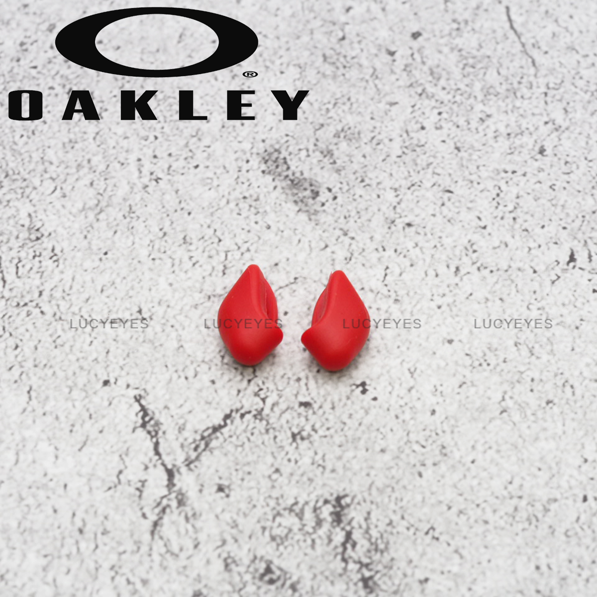 แป้นจมูกแว่น OAKLEY OO9112, FLAK JACKET, OO9153, HALF JACKET 2.0, OO9271 FLAK 2.0, OO9188 (เอเชีย) สีแดง