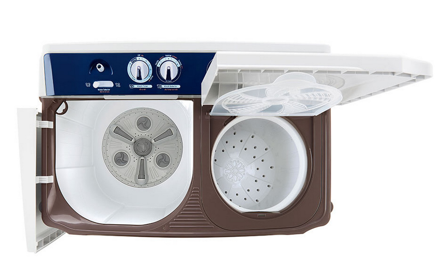 เครื่องซักผ้า 2 ถัง LG 10 กก. ระบบ Roller Jet รุ่น TT10NARG