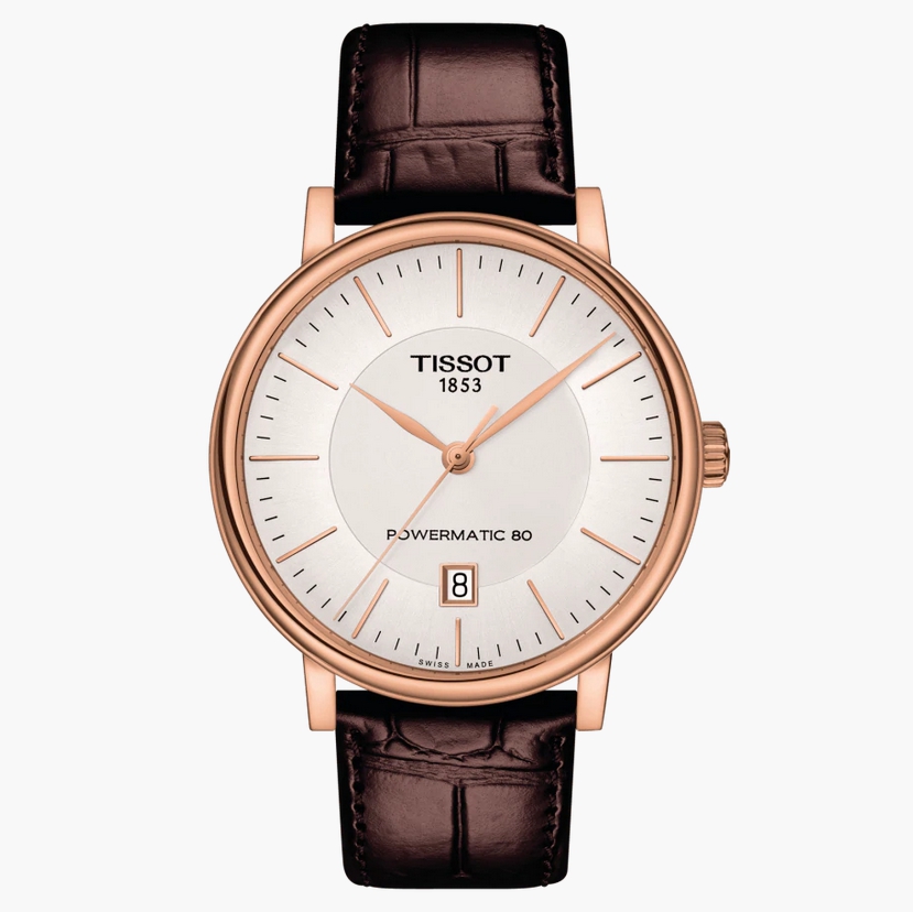 Tissot T122.407.36.031.00 นาฬิกาผู้ชาย Carson Premium Powermatic 80 Men's Watch