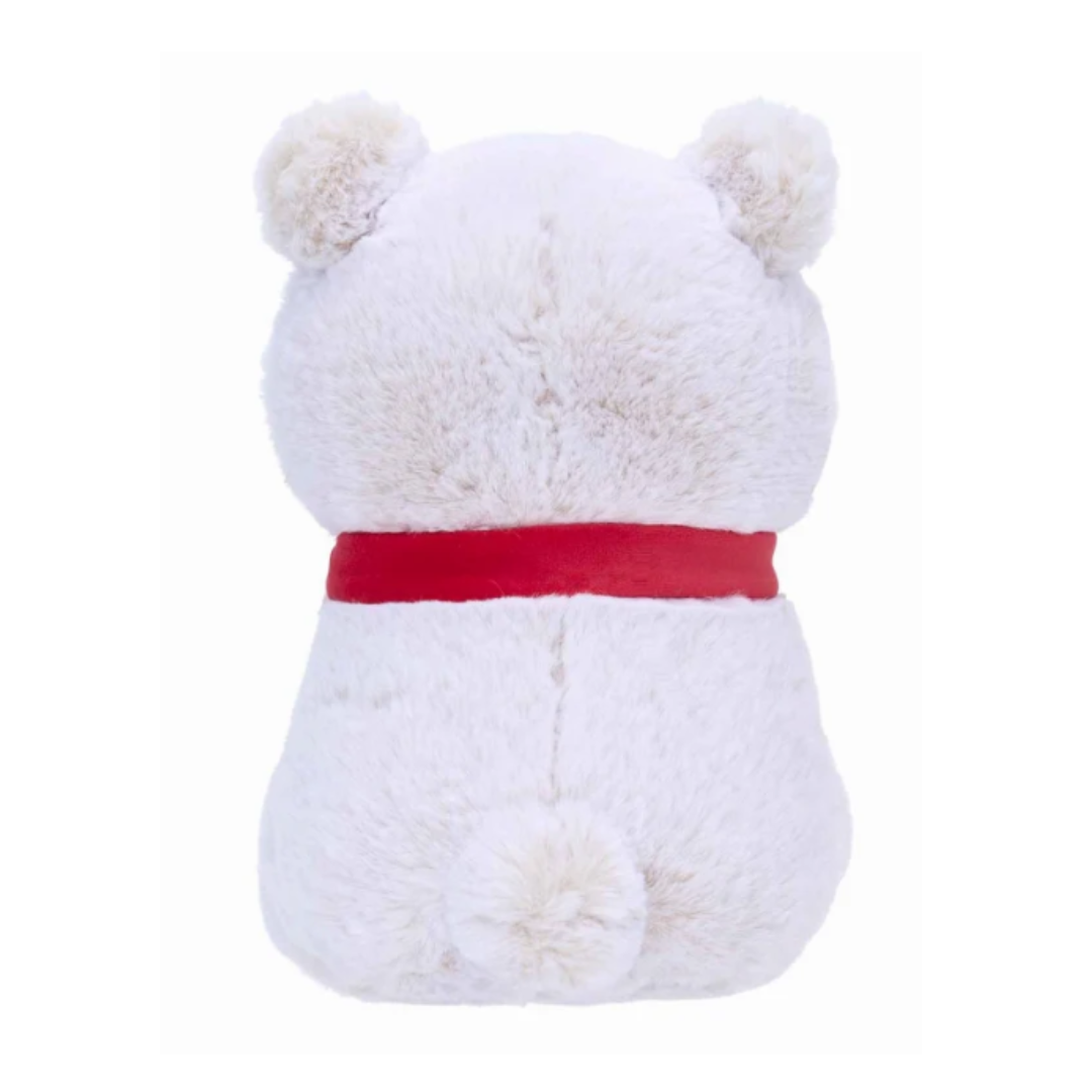 [PRE-ORDER] ตุ๊กตา Mofusand White Teddy Bear Cat แมวโมฟุ เท็ดดี้แบร์ หมีขาว mofusand 展 テディベアにゃん ぬいぐるみS (アイボリー)