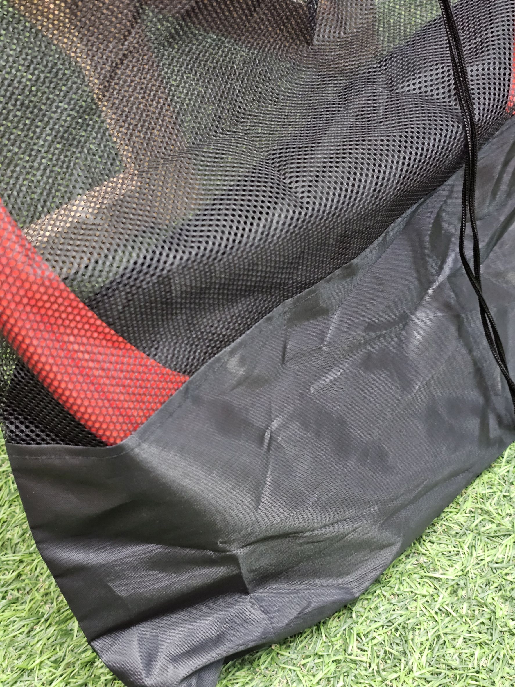 กระเป๋า ทรงสี่เหลี่ยมแบน ตาข่าย ขนาดเส้นผ่านศูนย์กลาง 60*67cm เชือกรูด