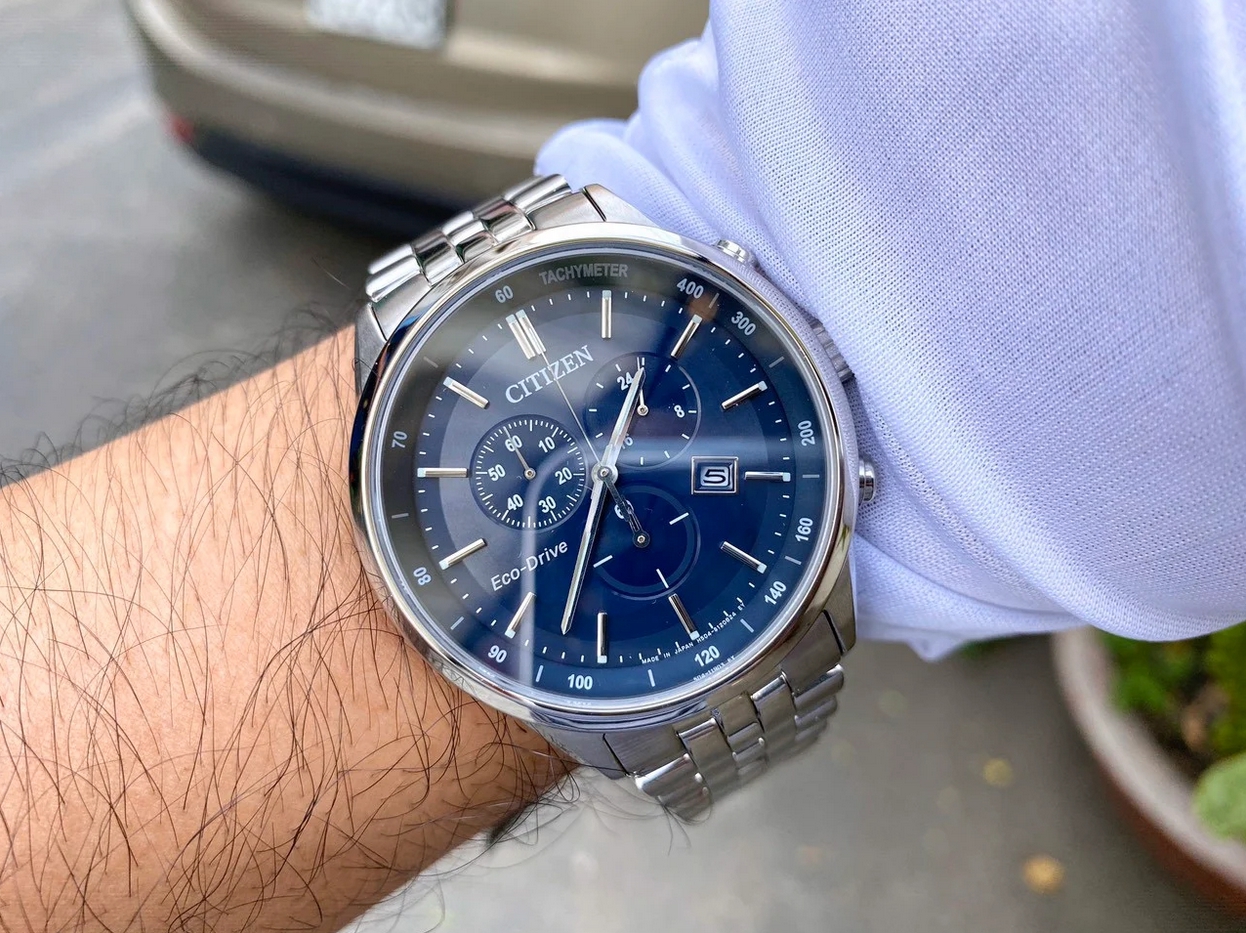 Citizen AT2140-55L นาฬิกาข้อมือผู้ชาย Eco-Drive Chronograph Japan Made Men's Watch