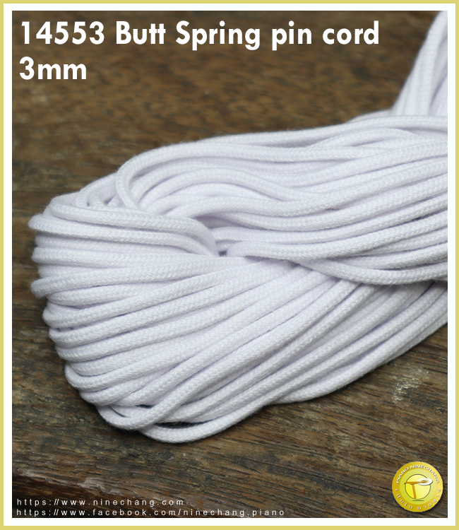 14553 Butt Spring pin cord 3mm.