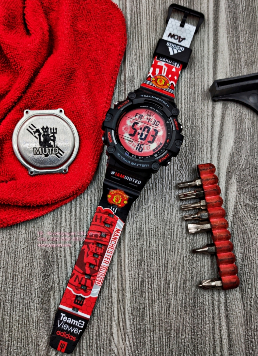 CASIO CUSTOM Man United (AE-1500WH)