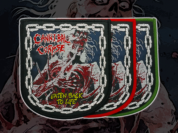 CANNIBAL CORPSE 'Eaten Back To Life' Woven Patch อาร์มแบบทอ