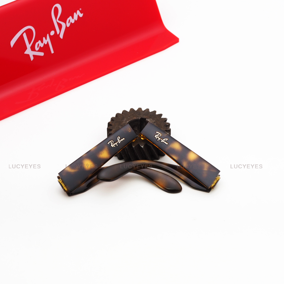 ขาแว่น RAYBAN แท้ 100% RB4105 FOLDING WAYFARER (HAVANA) สีกระ