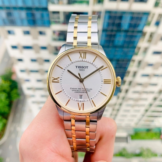 Tissot T099.408.22.038.00 นาฬิกาผู้ชาย Chemin des Tourelles Automatic Men's Watch