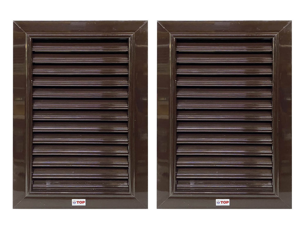 จั่วระบายอากาศ เกล็ดจั่ว จั่วช่องลม PVC แนวตั้ง ขนาด 40x60 ซม. (1คู่) รุ่น GA-A TOP ของแท้ 100%