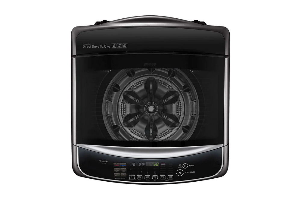 เครื่องซักผ้า LG 19 กก. สีดำ ระบบ Smart Inverter รุ่น TH2519SSAK