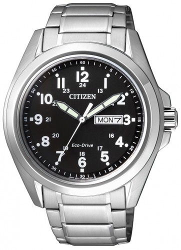 Citizen AW0050-58E นาฬิกาข้อมือผู้ชาย Eco-Drive Calendar Sports Men's Watch