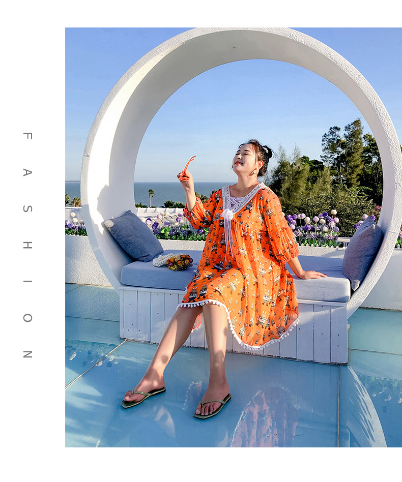 ชุดว่ายน้ำคนอ้วน 6xlพร้อมส่ง :ชุดว่ายน้ำset 3ชิ้นไซส์ใหญ่สีส้มแต่งลายการ์ตูนมีบรา กางเกงขาสั้นและเสื้อคลุมแต่งสายผูกโบว์ด้านหน้าแบบน่ารักมากๆจ้า: ขนาด- บรารอบอก 38 - 46 นิ้ว- เอว 36 - 44 นิ้ว- สะโพก 40 - 54 นิ้ว- เสื้อคลุมรอบอกกว้าง 52 นิ้ว