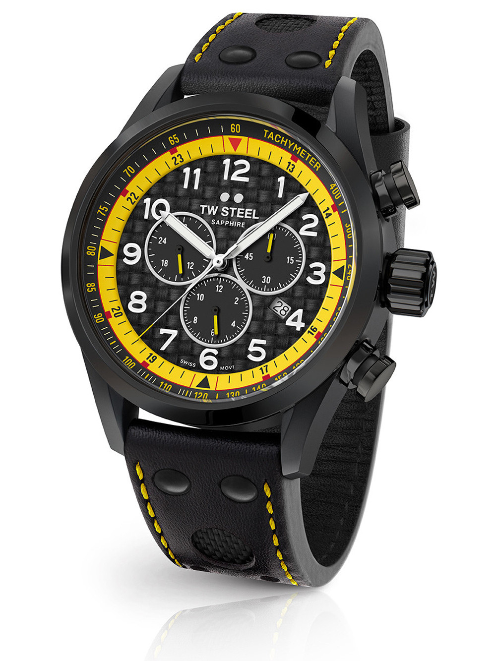 TW Steel SVS301 นาฬิกาผู้ชาย Volante Chronograph Coronel TCR Special Edition Quartz Men's Watch