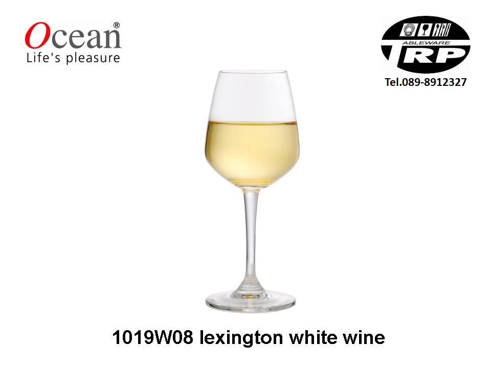 แก้วไวน์ขาว,White Wine,รุ่น 1019W08 Lexington,ความจุ 8 1/2oz.(240 ml.),แพ็ค 6/48pcs.กล่อง,Glassware,Thai โดย Trp.Tablewarethai / ทีอาร์พี.เทเบิ้ลแวร์ไทย