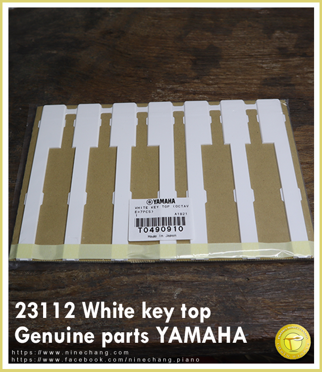 23112 White key top 1octave/pack Genuine parts YAMAHA