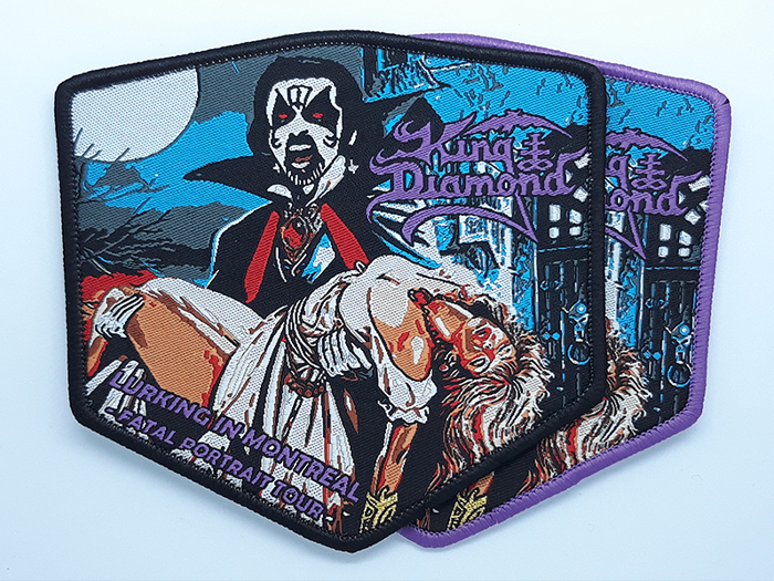KING DIAMOND 'Lurking In Montreal-Fatal Portrait Tour' Woven Patch อาร์มแบบทอ