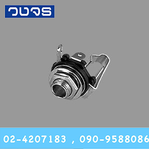YM-151 แจ๊คโฟนโมโน 1/4" 2 ขา + ขาสวิทช์ สำหรับติดแท่น